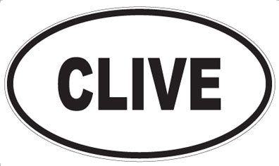 CLIVE - Oval Magnet