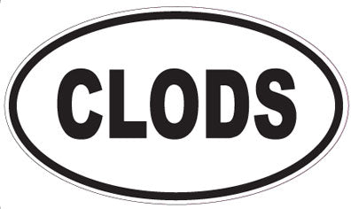 CLODS - Oval Magnet