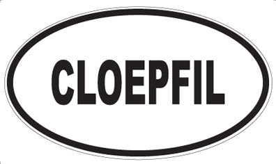 CLOEPFIL - Oval Magnet