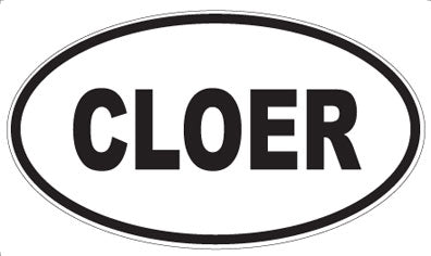 CLOER - Oval Magnet
