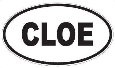CLOE - Oval Magnet