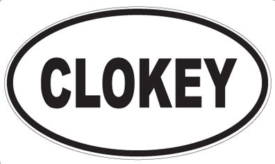 CLOKEY - Oval Magnet