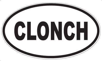 CLONCH - Oval Magnet