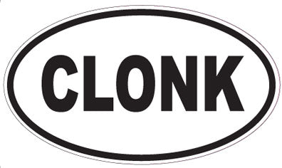 CLONK - Oval Magnet