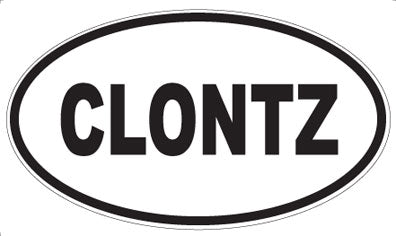 CLONTZ - Oval Magnet