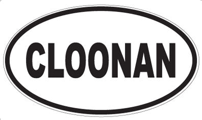 CLOONAN - Oval Magnet