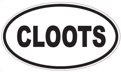 CLOOTS - Oval Sticker