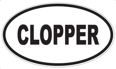 CLOPPER - Oval Magnet