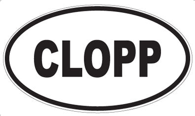 CLOPP - Oval Magnet
