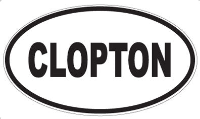 CLOPTON - Oval Magnet