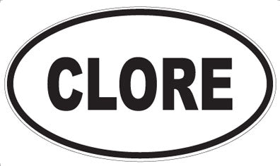 CLORE - Oval Magnet