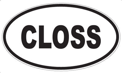 CLOSS - Oval Magnet