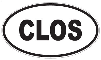 CLOS - Oval Magnet