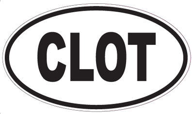 CLOT - Oval Sticker