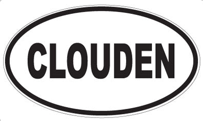 CLOUDEN - Oval Magnet