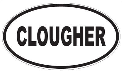 CLOUGHER - Oval Magnet