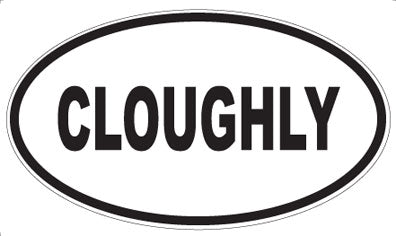 CLOUGHLY - Oval Magnet