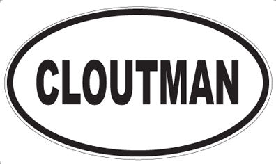 CLOUTMAN - Oval Magnet
