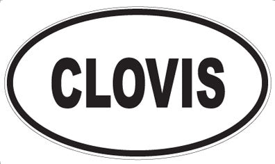 CLOVIS - Oval Magnet
