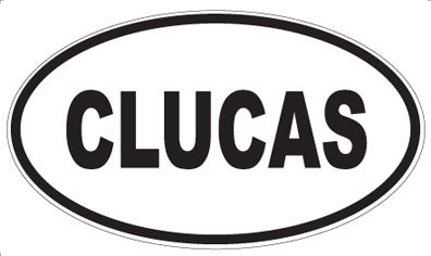 CLUCAS - Oval Magnet