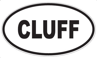 CLUFF - Oval Magnet