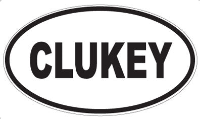 CLUKEY - Oval Magnet