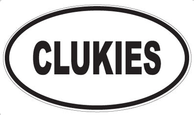 CLUKIES - Oval Magnet