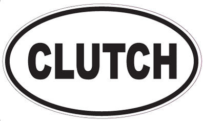 CLUTCH - Oval Sticker