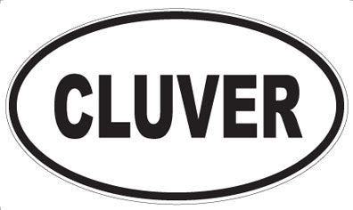 CLUVER - Oval Magnet