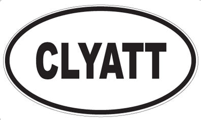 CLYATT - Oval Magnet