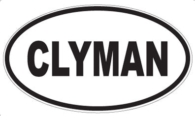 CLYMAN - Oval Magnet