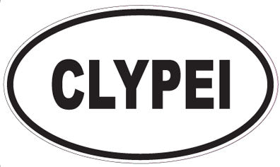 CLYPEI - Oval Sticker