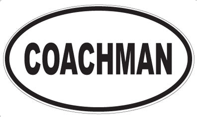 COACHMAN - Oval Magnet