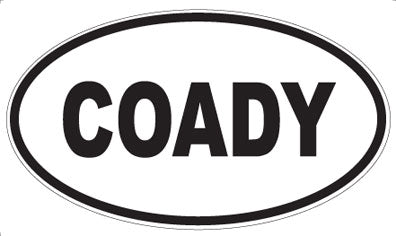 COADY - Oval Magnet