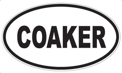 COAKER - Oval Magnet