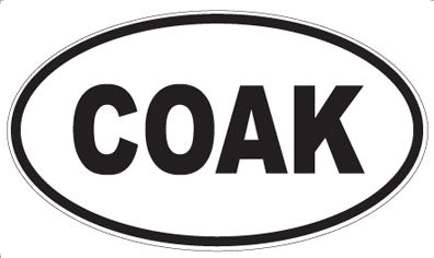COAK - Oval Magnet