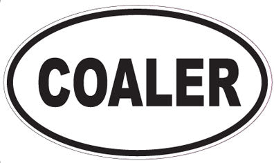 COALER - Oval Sticker