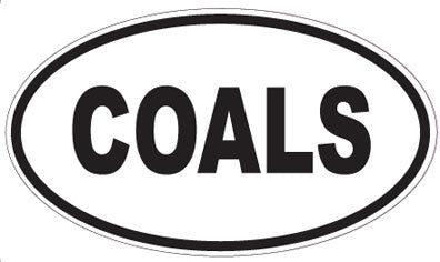COALS - Oval Magnet