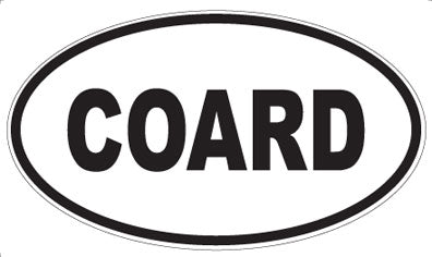 COARD - Oval Magnet