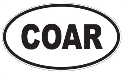 COAR - Oval Magnet