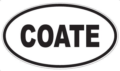 COATE - Oval Magnet