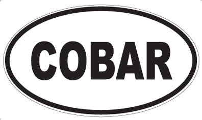 COBAR - Oval Magnet