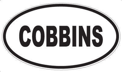 COBBINS - Oval Magnet