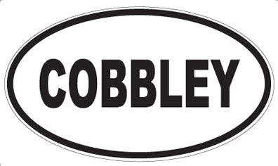 COBBLEY - Oval Magnet