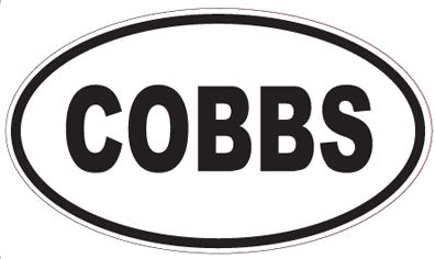 COBBS - Oval Magnet