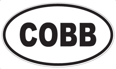 COBB - Oval Magnet