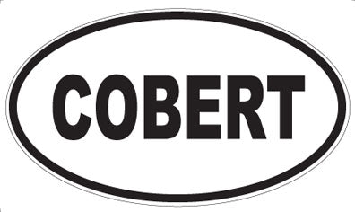 COBERT - Oval Magnet
