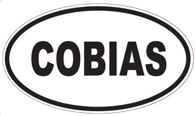 COBIAS - Oval Sticker