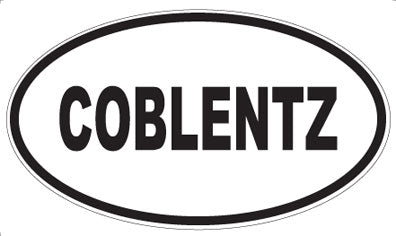 COBLENTZ - Oval Magnet