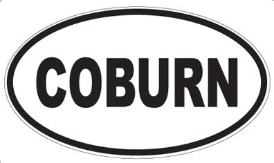 COBURN - Oval Magnet